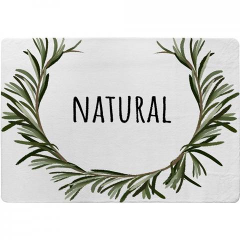 Natural Designer Rug - Green / 150cm