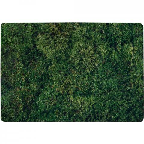 Natural Green Moss Designer Rug - Green / 200cm