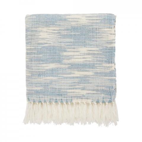 Neroli Woven Throw By Helena Springfield in Aloe Blue