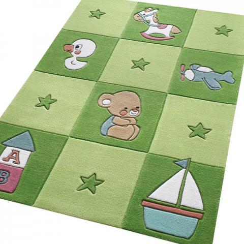 Newborn Rugs 3986 05 in Green