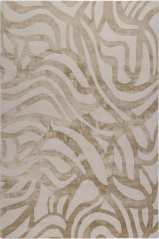 Nicole Fuller Lamu Sand Neutral 5.49x3.66m/18'x12' Grey/Cream Abstract Wool & Silk Neutral rug by The Rug Company, Handknotted Wool & Silk