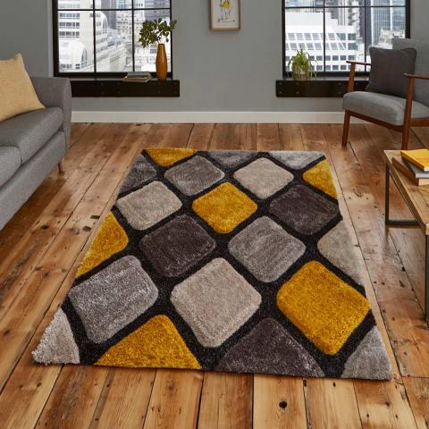 Noble House 9274 Grey Yellow Rug 