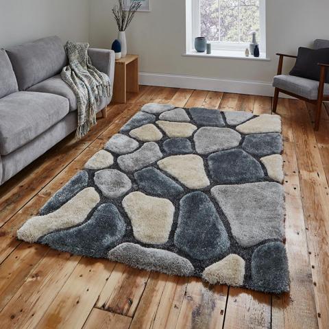 Noble House NH5858 Grey Blue Rug 