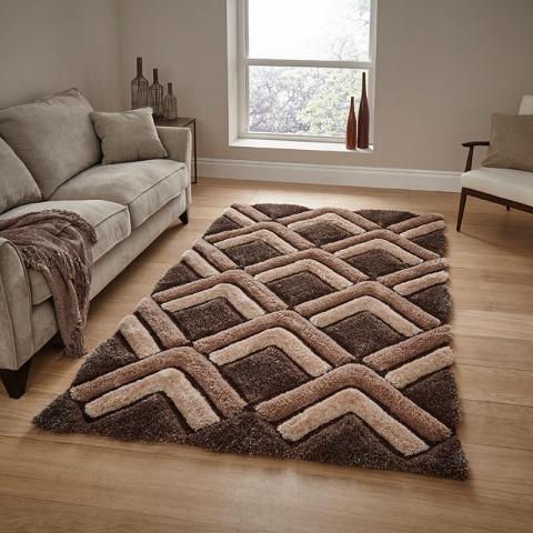 Noble House NH8199 Brown Rug 