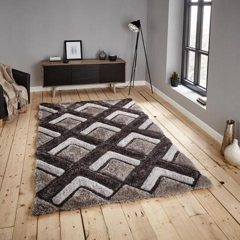 Noble House NH8199 Silver Beige Rug 