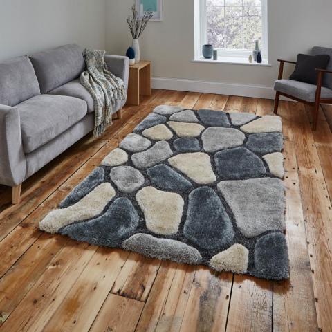 Noble House Rugs NH 5858 in Grey Blue