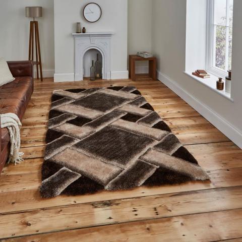 Noble House Rugs NH 9716 in Beige Brown