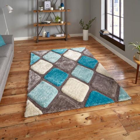 Noble House Rugs NH9247 Grey Blue