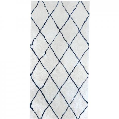 Nordic Rug - Cream & Navy / 150cm