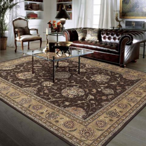 Nourison 2000 Rugs 2206 BRN in Brown