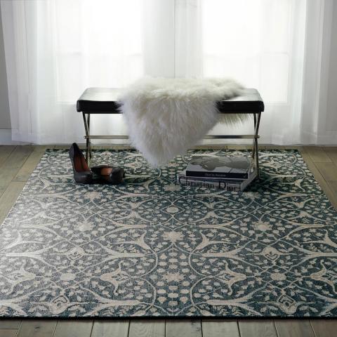 Nourison Luminance Rugs LUM08 in Graphite