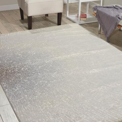 Nourison Twilight Rugs TWI12 in Ivory Grey