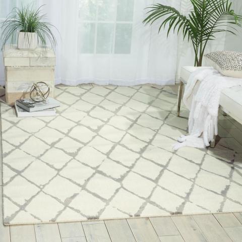 Nourison Twilight Rugs TWI15 in Ivory