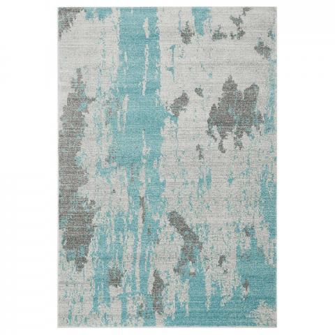 Nova Rugs NV15 in Painterly Duck Egg