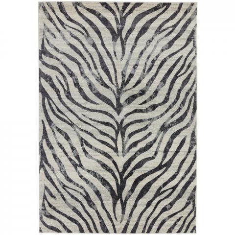 Nova Zebra NV27 Rugs in Grey