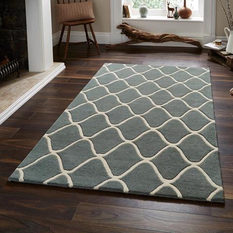 OEL 65 Blue Wool Rug 