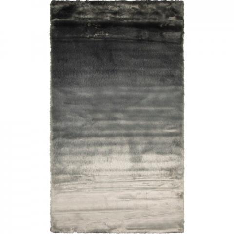 Ombre Faux Fur Rug - Grey