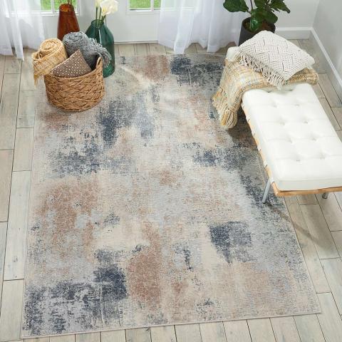 On Sale Rustic Textures Rug Beige Grey RUS02 