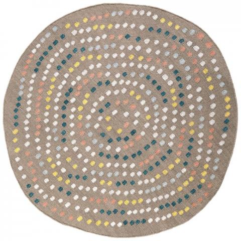 Opus Circular Rugs 7709 01 by Esprit