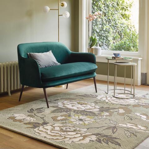 Paeonia Neutral Rugs 37904 by Wedgwood