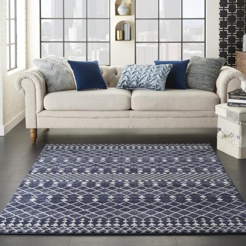 Palermo Rugs PMR03 in Navy Grey by Nourison