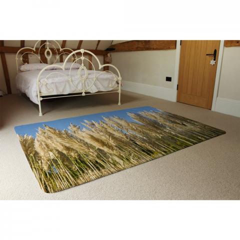 Pampus Grass Designer Rug - Yellow / 230cm