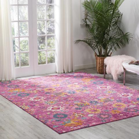 Passion Rugs PSN01 in Fuchsia