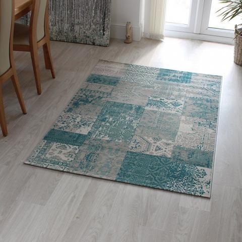 Patchwork Faded Rug RE07 