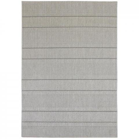 Patio Flatweave Rugs PAT03 Stripe Beige