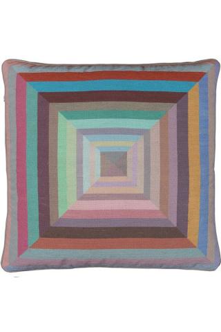 Paul Smith Prism Grey Cushion Grey by The Rug Company