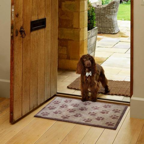 Paws Doormats in Brown by Turtlemat