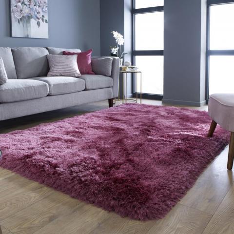 Pearl Rugs in Raspberry