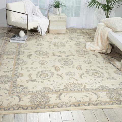 Persian Empire Rugs PE22 Bone by Nourison