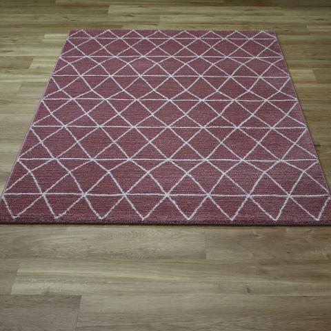 Pink Skald Diamonds Rug 49012 1464 