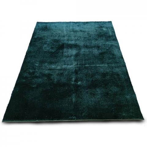 Plush Shaggy Rug - Teal / 150cm