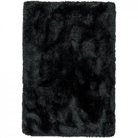 Plush Shaggy Rugs in Black