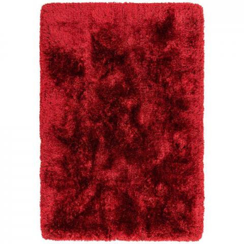 Plush Shaggy Rugs in Red