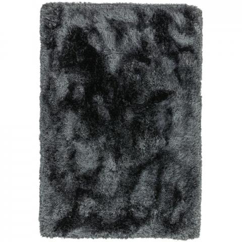 Plush Shaggy Rugs in Slate