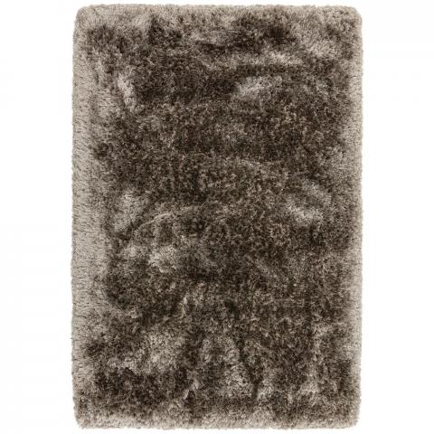 Plush Shaggy Rugs in Zinc