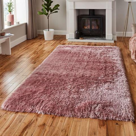 Polar Fluffy Rug Rose  size