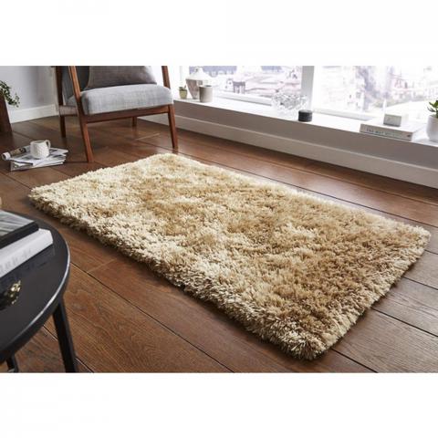 Polar Plush Rug in Cream 120x170cm - Beige