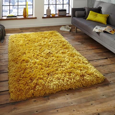 Polar Rugs Golden Yellow 