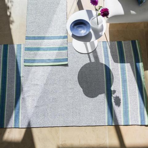 Pompano Rugs in Colbalt by Designers Guild