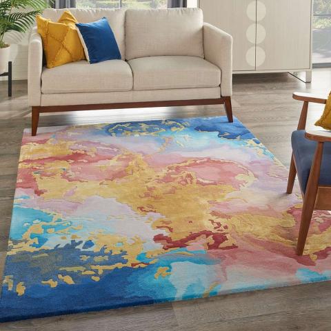 Prismatic PRS18 Multi Abstract Rug  cm