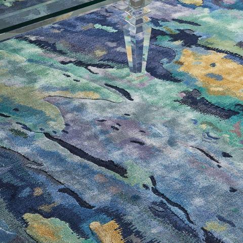 Prismatic Rug PRS09 Silver Blue  special order