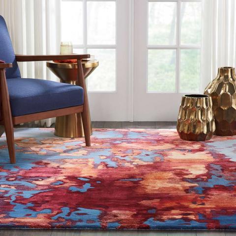 Prismatic Rug PRS13 Blue Flame 