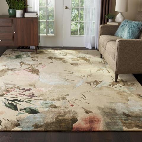 Prismatic Rugs PRS15 in Beige Multi by Nourison