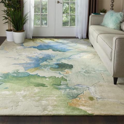 Prismatic Rugs PRS16 in seafoam by Nourison