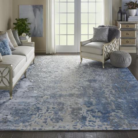 Prismatic Rugs PRS17 in Denim Blue by Nourison