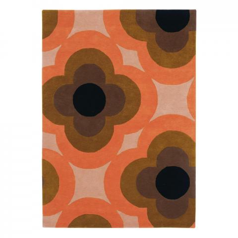 Pulse Rugs 60305 in Pink by Orla Kiely